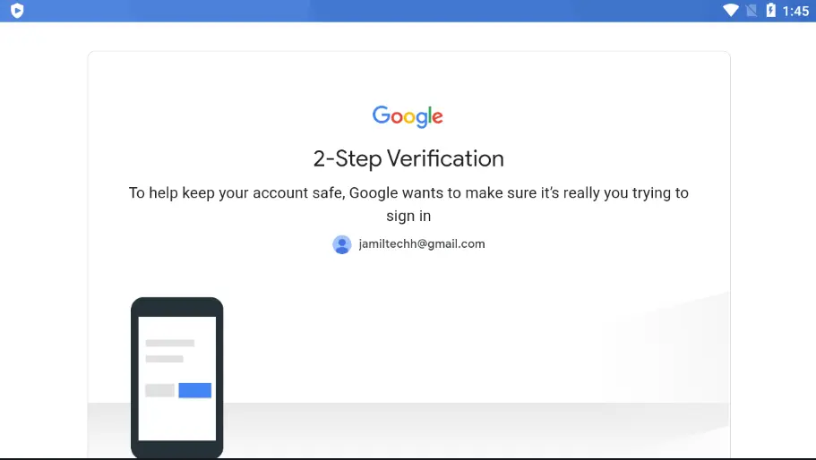 2-Step verification Gmail