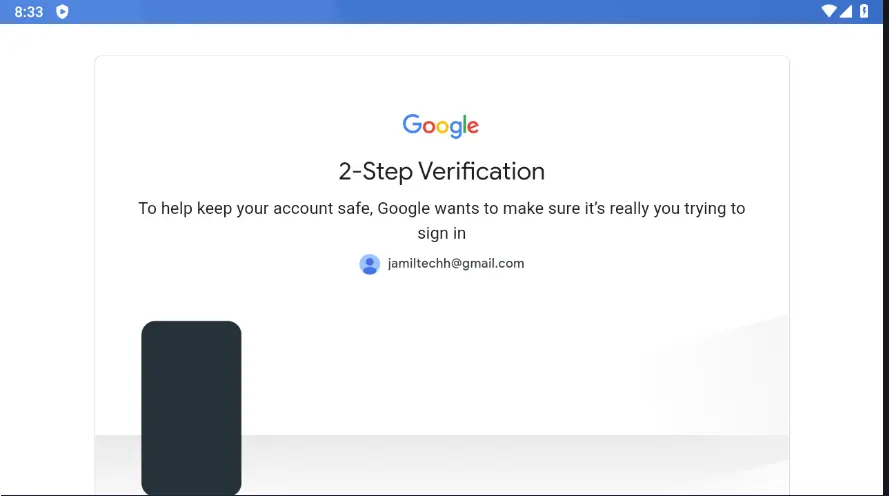 2-Step verification google
