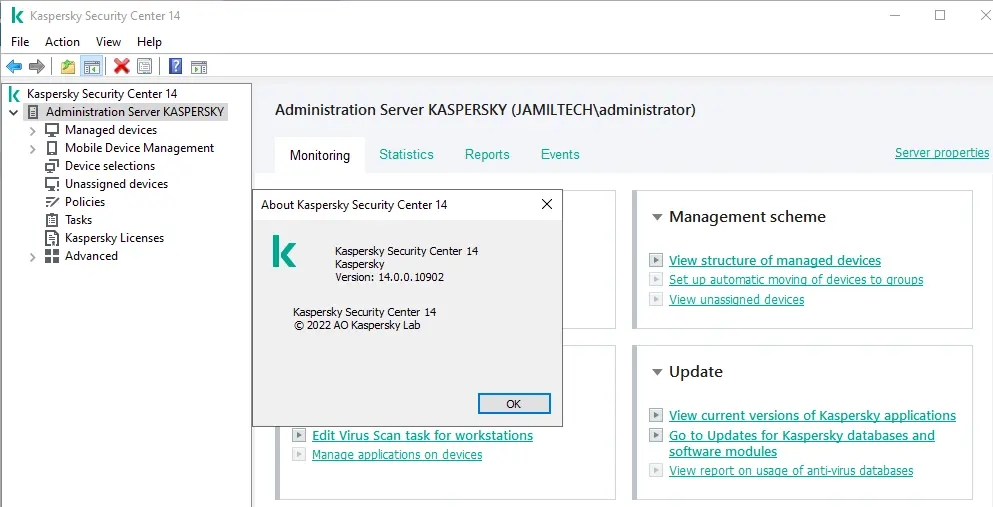 About Kaspersky Security Center