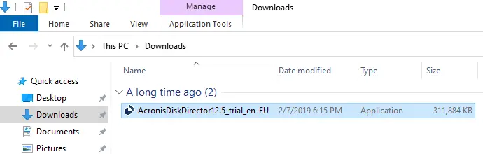 Acronis disk director installer