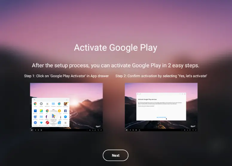 Active Google Play Remix OS