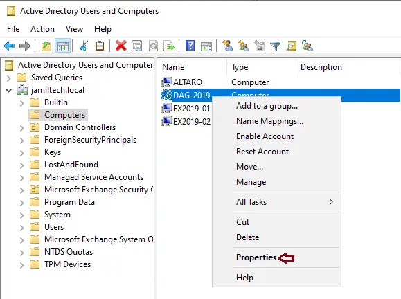 Active directory users and computers