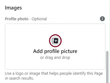 Add Facebook group profile picture