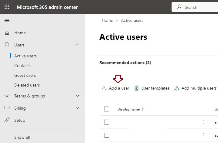 Add a User to Microsoft 365