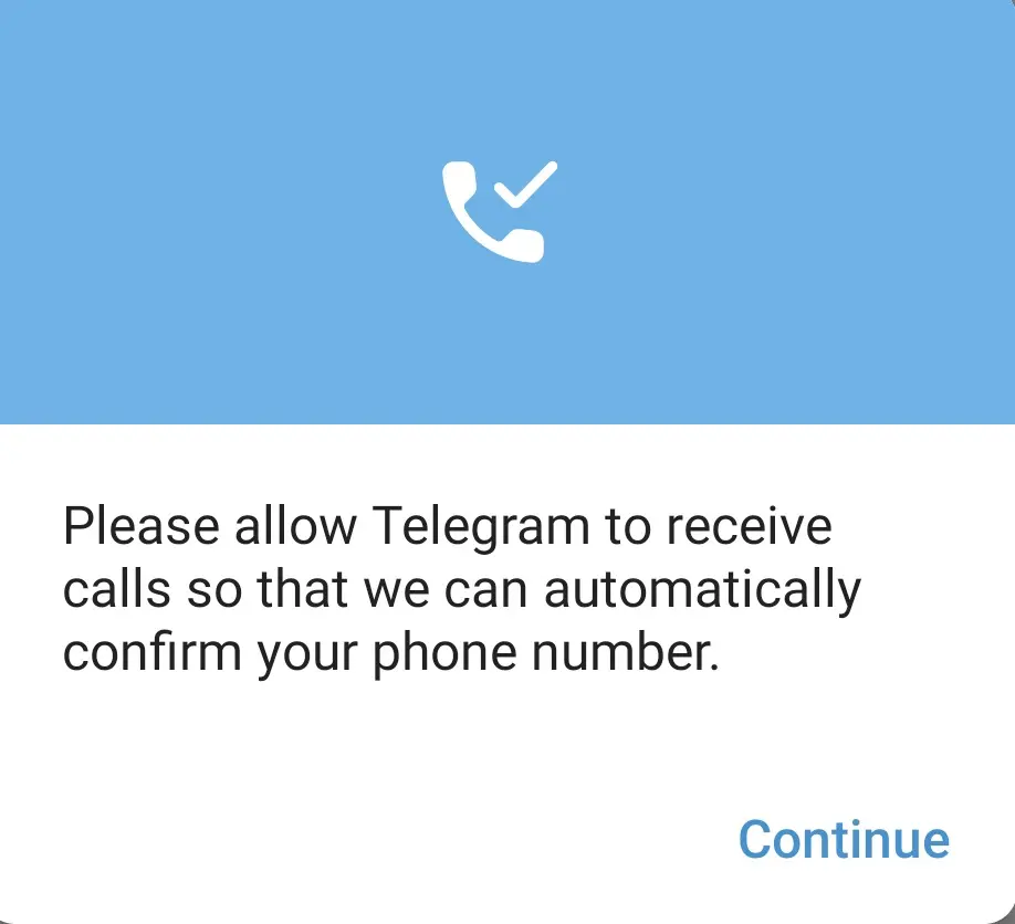 Allow telegram to receive calls