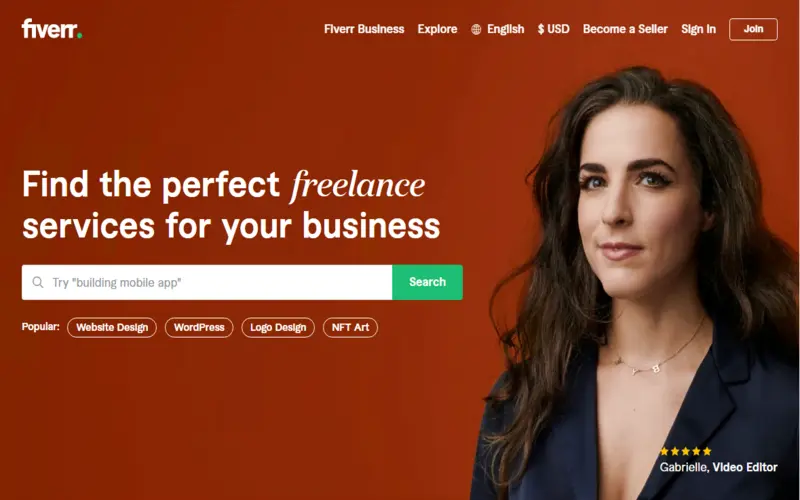 Best Freelance Websites fiverr