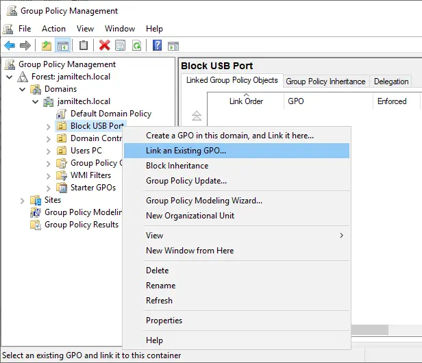 Block USB devices using Group Policy