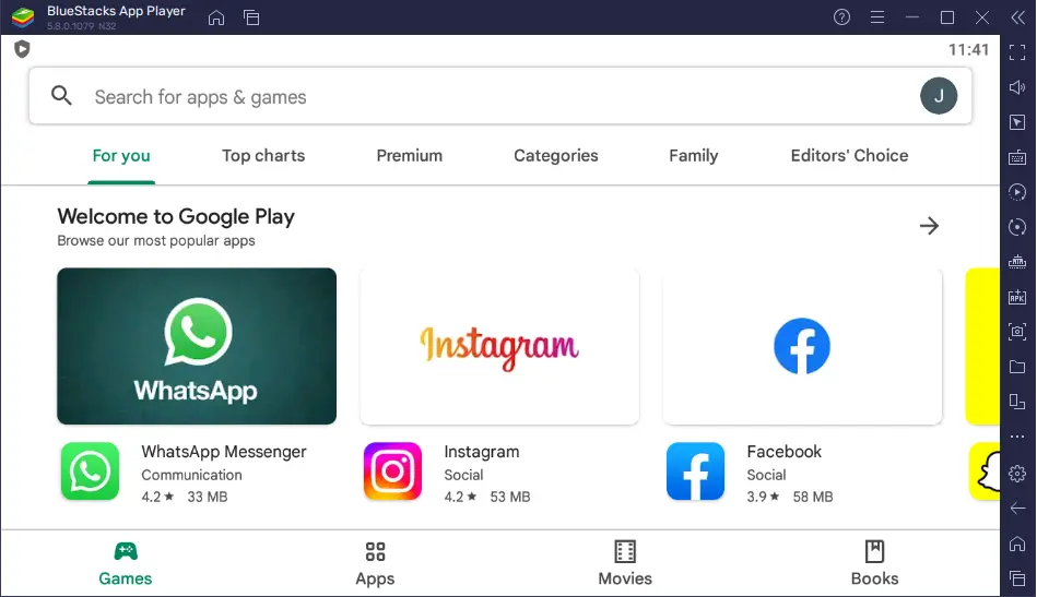 BlueStacks App Player Google Play