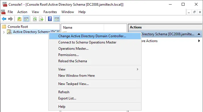 Change active directory domain controller