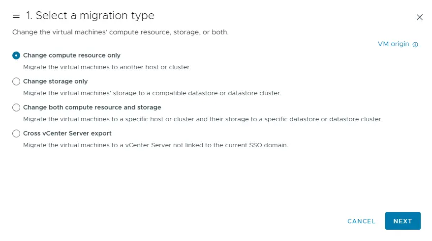 Change computer resource only