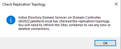 Check replication topology