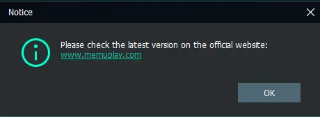 Check the latest version MEmu