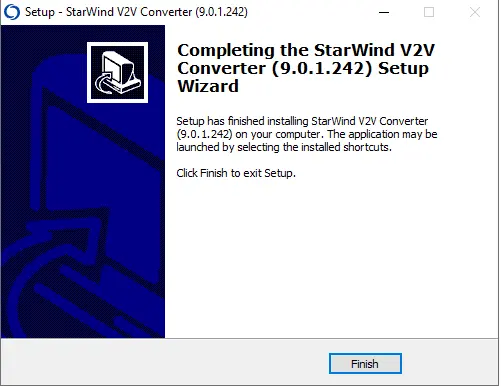 Completing the starwind v2v converter