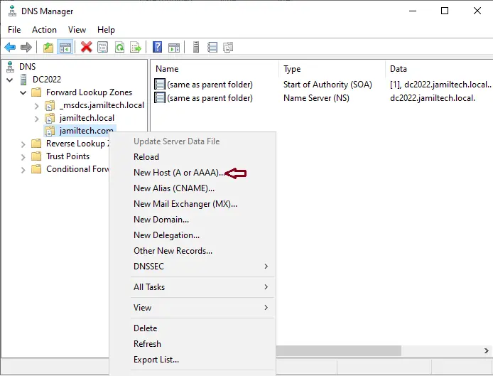 Configure DNS settings