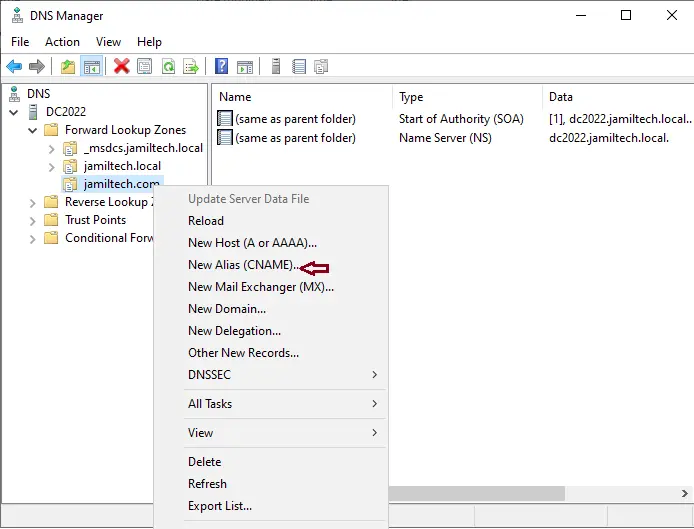 Configure DNS settings