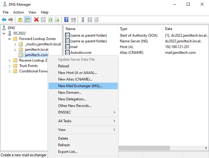 Configure DNS settings