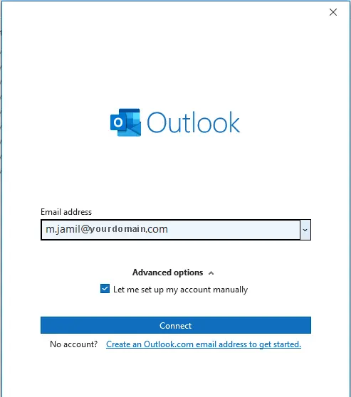 Configure Email Account for Outlook 365