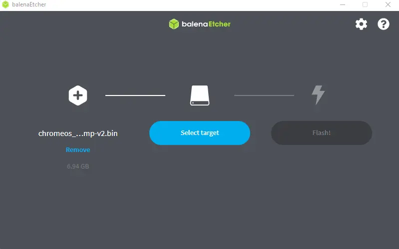 Create Chrome OS bootable USB etcher