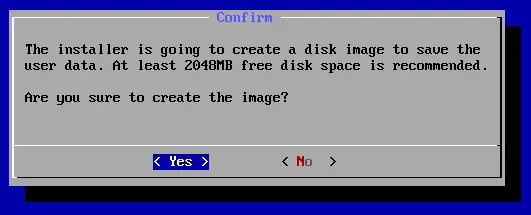 Create a disk image bliss OS