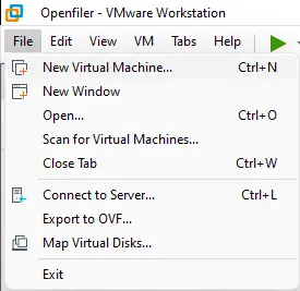 Create a new virtual machine