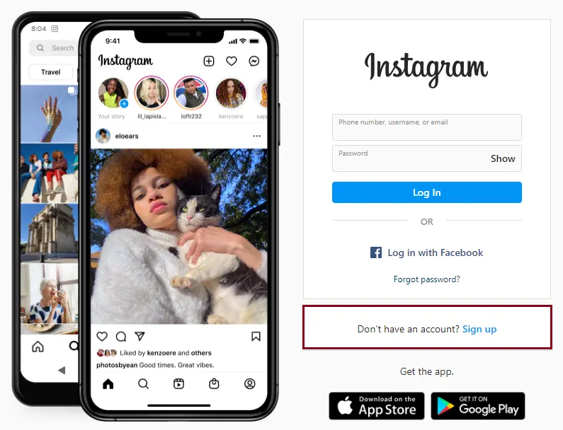 Create an Instagram account