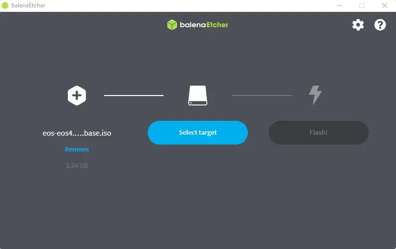 Create bootable USB drive balenaEtcher