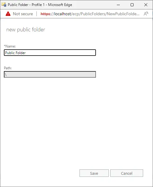 Create new public folder