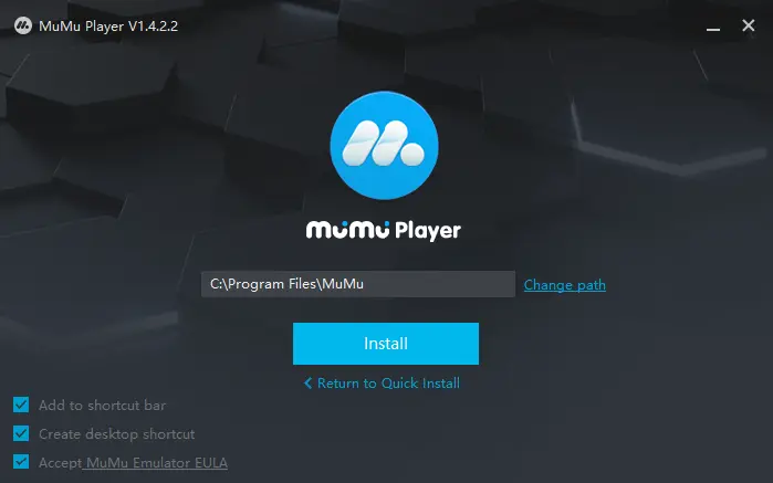 Custom Install MuMu App Player