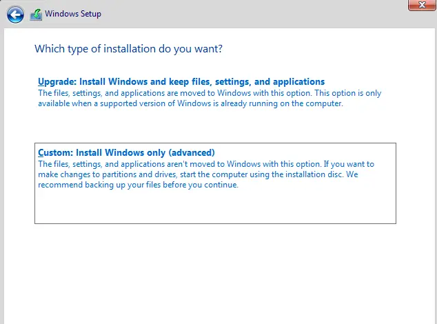 Custom install Windows 11 in VirtualBox