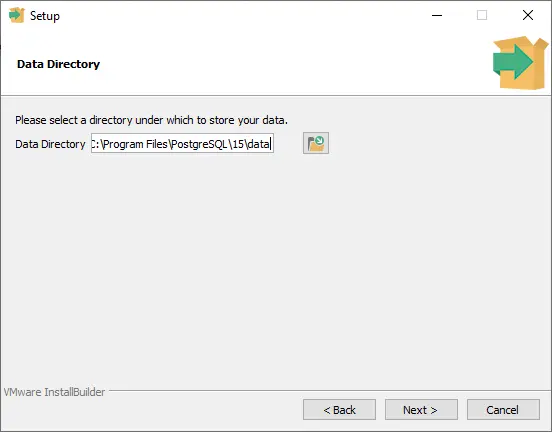 Data directory PostgreSQL