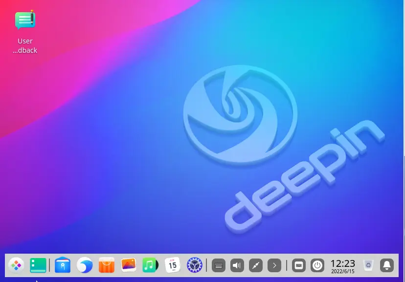 Deepin Linux desktop