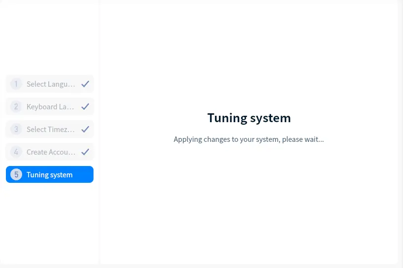 Deepin Linux tuning system