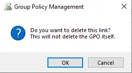 Delete the GPO itself
