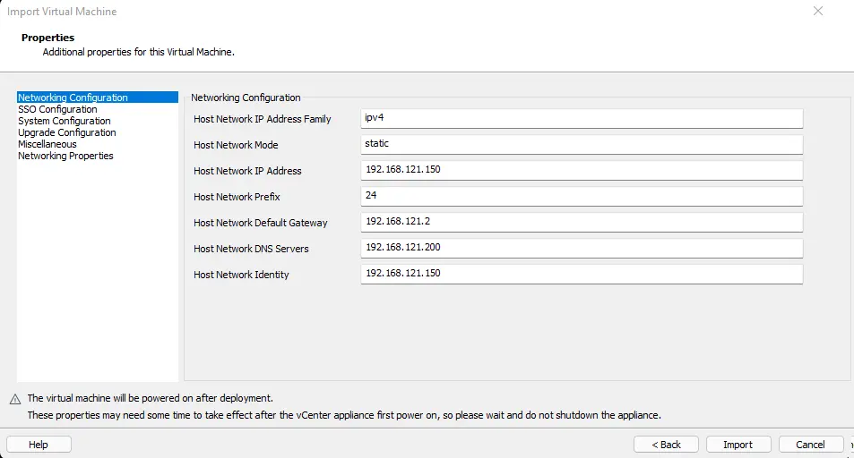 Deploy VCSA 7.0 in VMware Workstation