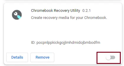Disable Chrome extensions