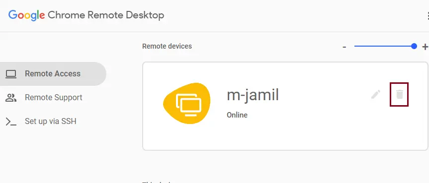 Disable chrome remote desktop