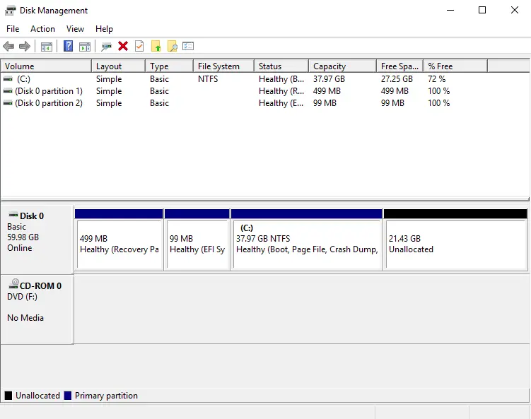 Disk management