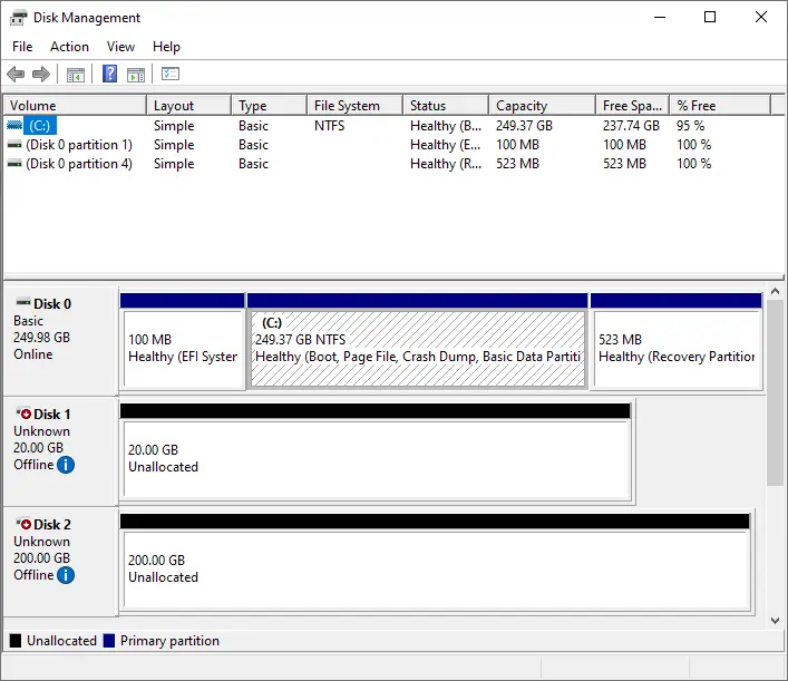 Disk management