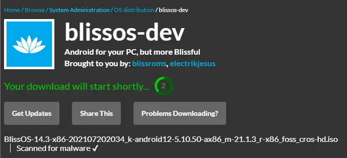 Download BlissOS SourceForge