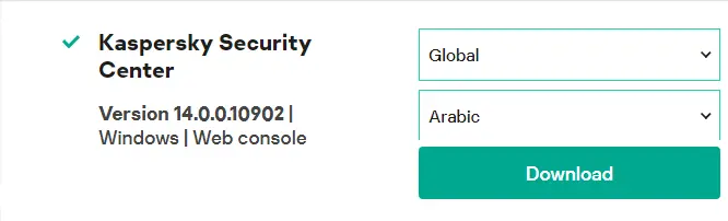 Download Kaspersky security center 14