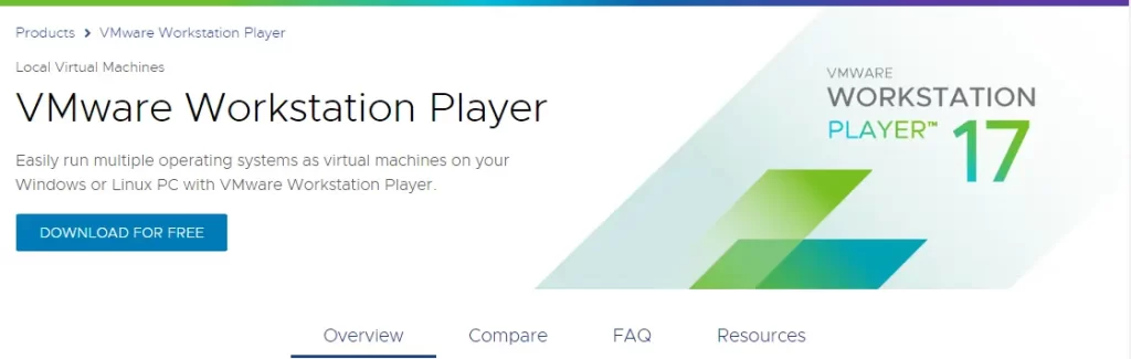Download VMware Workstation Player