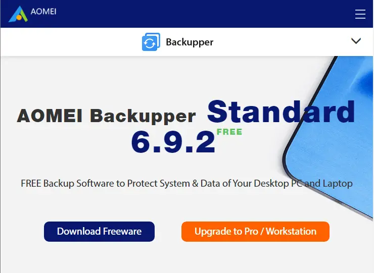 Download and Install AOMEI Backupper