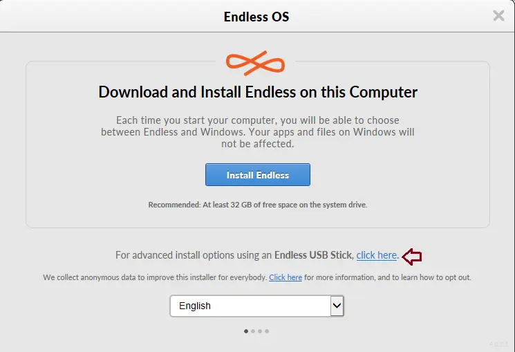 Download and install Endless OS