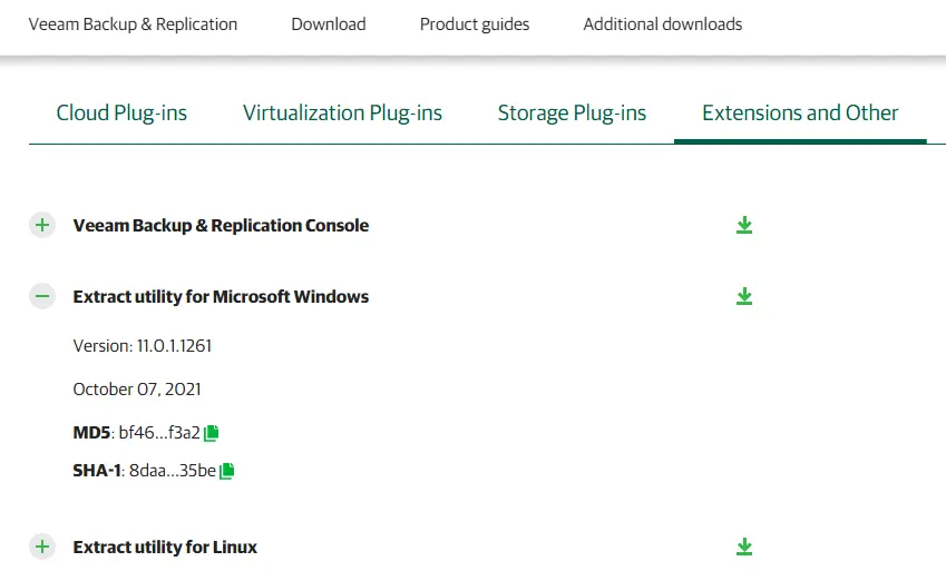 Download extract utility for Microsoft Windows