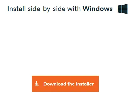 Download the installer Endless