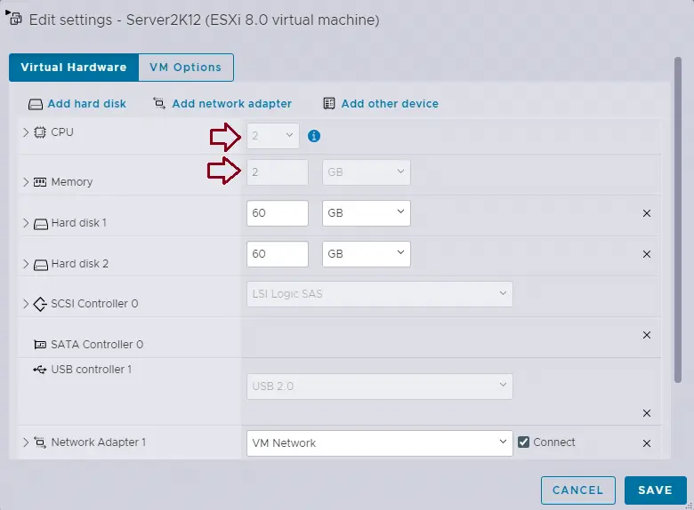 Enable CPU Memory Hot Plug