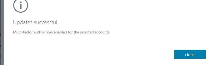 Enable MFA in Office 365