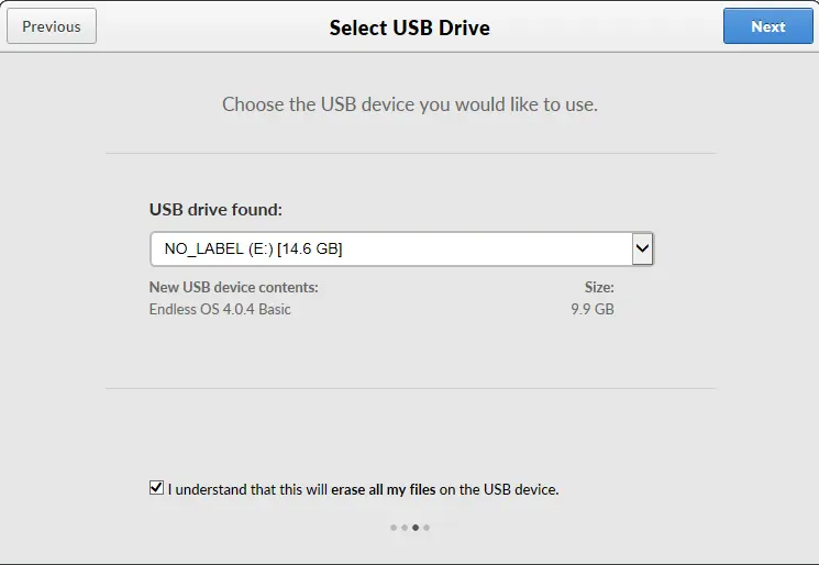 Create Endless OS Bootable USB