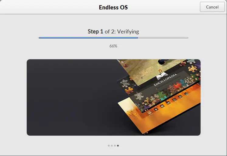 Endless OS verifying