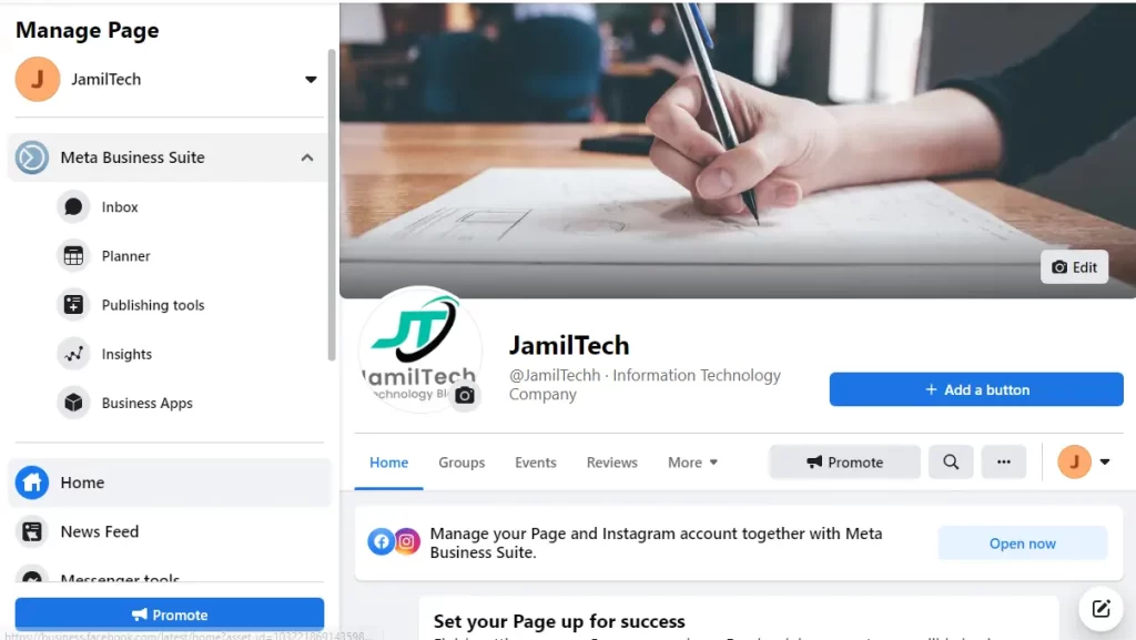 Facebook page @jamiltechh